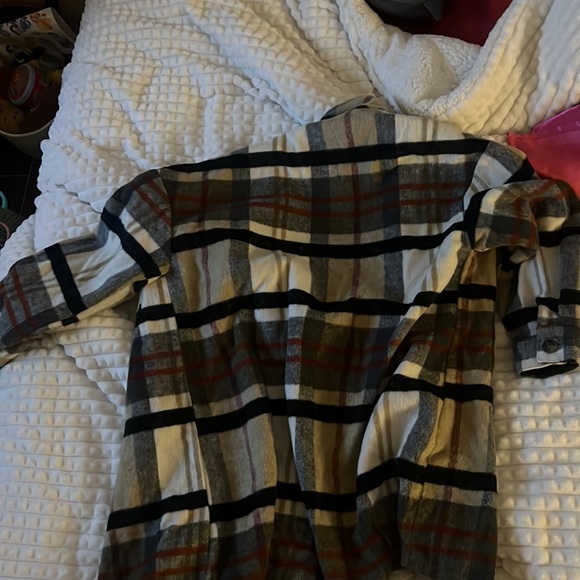 brand- shein size- 11-12 youth plaid jacket - Picture 2 of 3